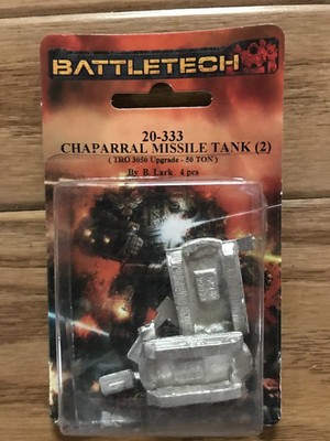 Battletech: 20-333 Chaparral Missile Tank (2) (*See per Order Flat Rate Shipping