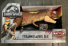 Jurassic World Battle Damage Tyrannosaurus Rex. New Never Been Opened