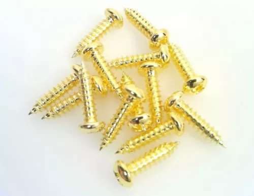 True Custom Shop® Gold P-90 Dog-Ear Pickup Screws for Gibson USA Les Paul