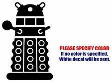 Doctor Who Dalek Graphic Die Cut decal sticker Car Truck Boat Window Laptop 7"