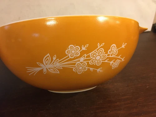Pyrex Large Mixing Bowl, Butterfly Daisy, 444, 4L 22