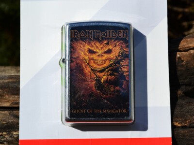 Iron Maiden Zippo Lighter - Ghost of the Navigator - Eddie - Bruce
