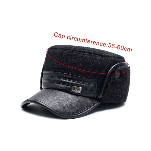 Hats Earmuffs Cap Ear Protection Hat Middle-aged And Elderly Hat Warm Berets - Picture 3 of 14