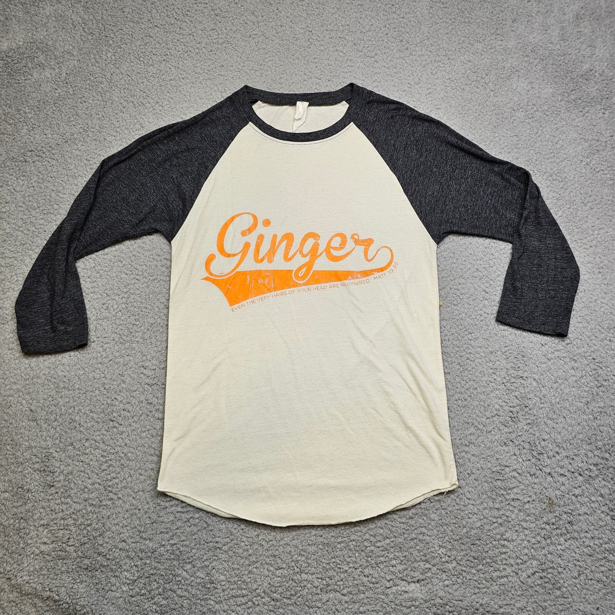 Ginger Shirt Mens Small S Henley Funny Casual | eBay