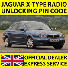 ✅JAGUAR X-TYPE CAR RADIO NAVIGATION UNLOCKING PIN CODE FAST & RELIABLE SERVICE✅