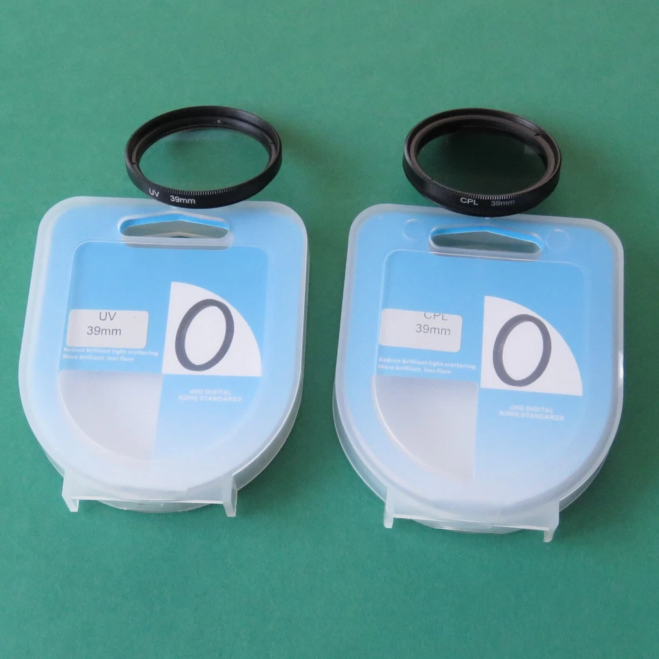 Set 39mm UV 39mm CPL Filter for DSLR camera lenses Canon R Nikon Z Sony Olympus - Image 3 of 4