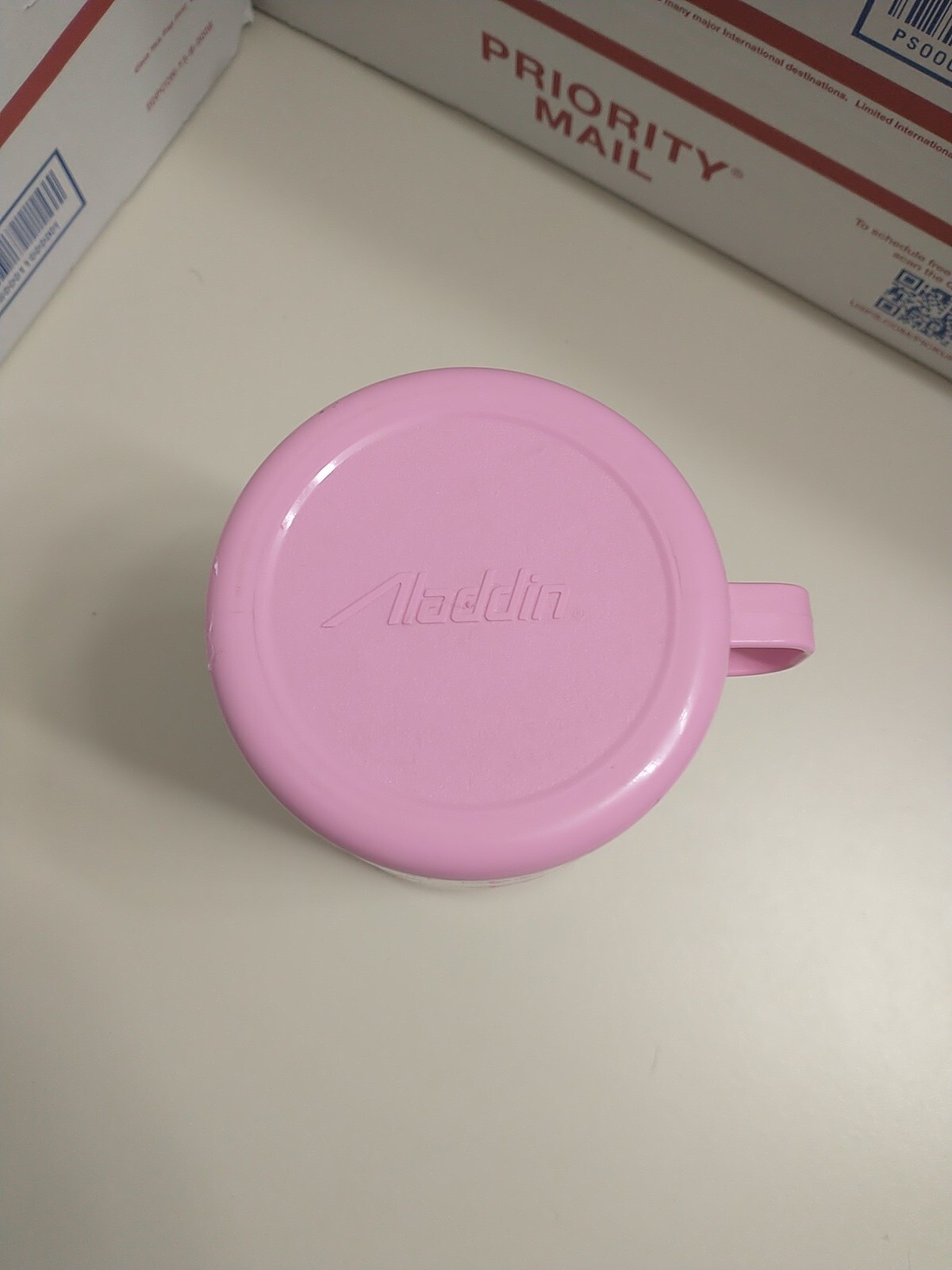 Disney Aladdin Mickey & Minnie Mouse Thermos Pink And White Vintage 1980's eBay