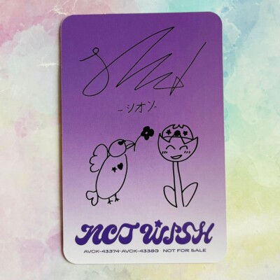 NCT WISH Songbird JAPAN 2nd SINGLE Phoro card Standard ALL Member
