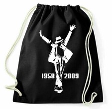 Michael JACKSON Zaino Re Di Pop Sportbeutel Borsa di Juta Rucksack