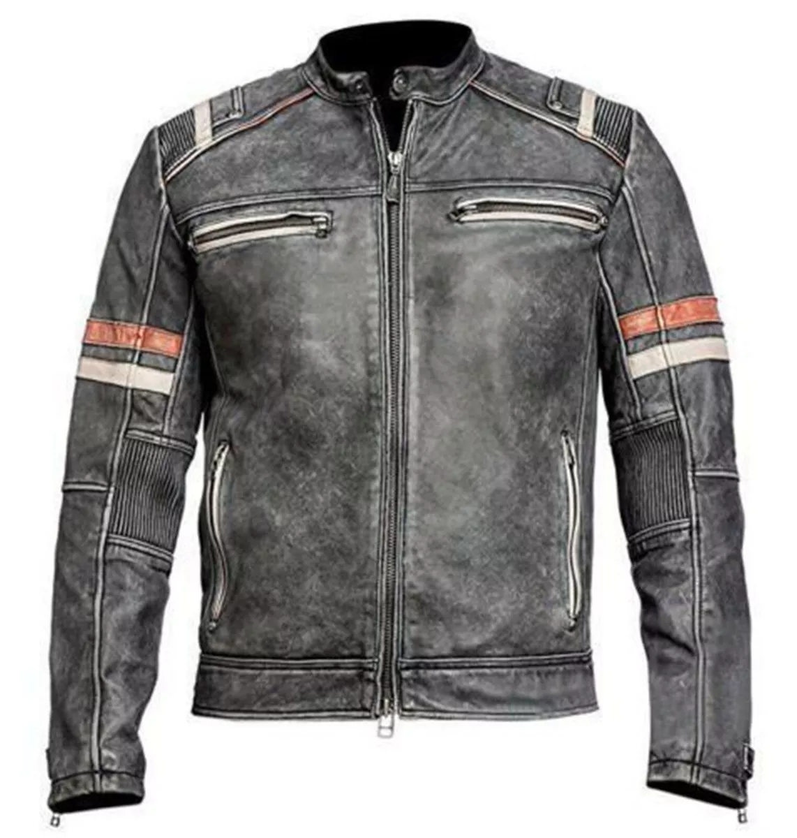 Best retro leather motorcycle jacket top