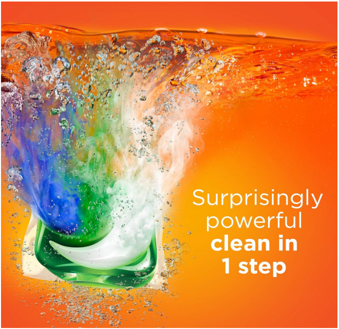 Tide PODS Liquid Laundry Detergent Soap Pacs, HE Compatible, 42 Counts
