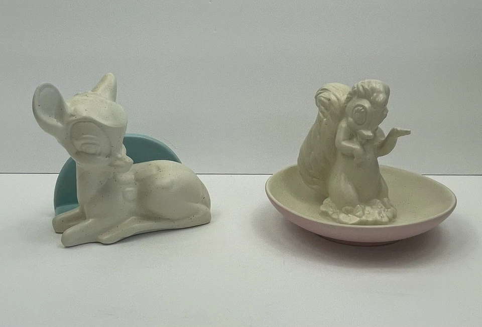 Disney Bambi 75 Aniversario Juego de Escritorio Bambi Tarjeta Teléfono Soporte y Baratija Plato Foto 2 de 4