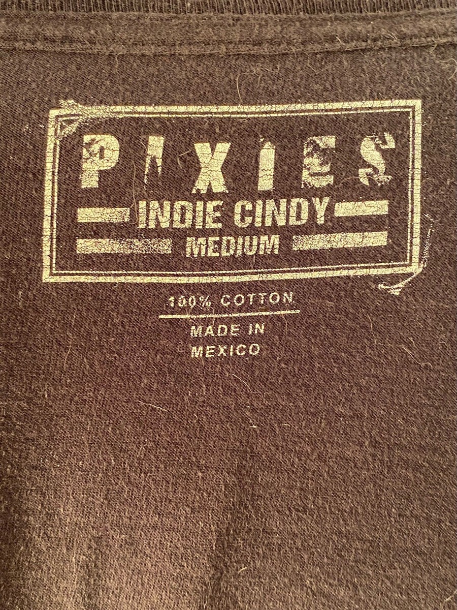 Pixies Indie Cindy official Band t shirtピクシーズ インディ