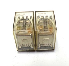 OMRON GENERAL PURPOSE RELAY, NY4N, 5 AMP, 110/120 VAC, 30 VDC, LOT OF 2