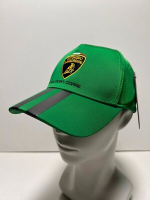 Lamborghini Racing Cap GT Le Mans Limited grün  Baseball Cap  verstellbar