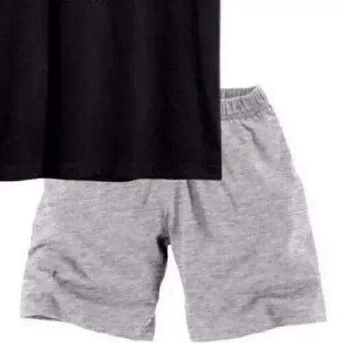 BATMAN L 52 54 SCHLAFANZUG SHORTY SHORTAMA KURZARM KURZER PYJAMA HERREN T- SHIRT - Bild 5 von 5