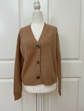 Brand New Three Button Cashmere Cardigan from Elie Tahari Brown Various Sizes