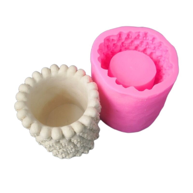 Flowerpot Silicone Mold Pen Holder Mold Epoxy Resin DIY Jewelry Making Tools