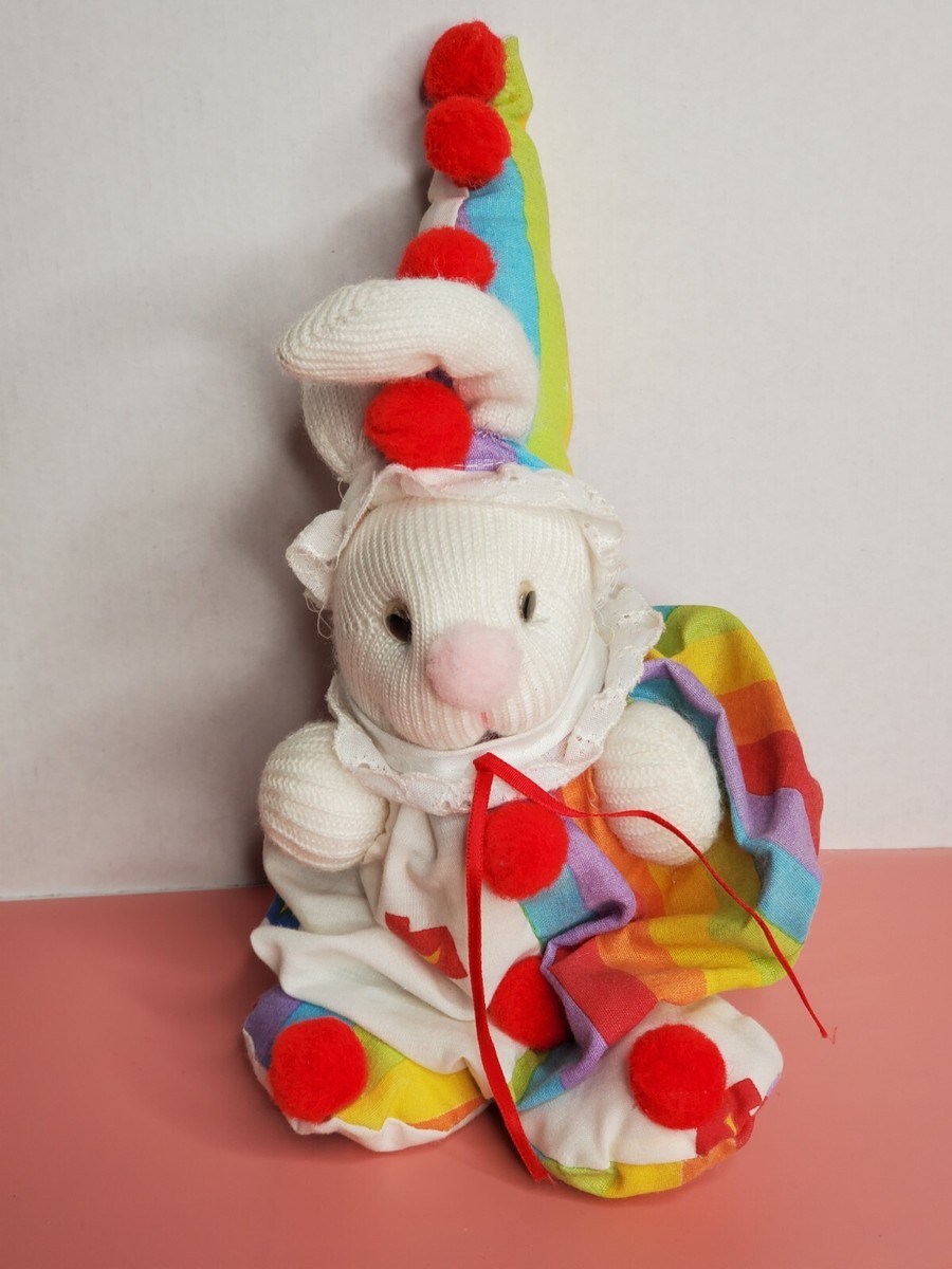Vintage Wittle Wabbit Giggles The Clown 1978 Plush 12