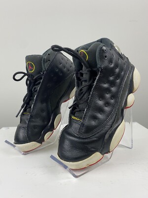 13 Jordan Black Lace-Up High-Top Shoes Air Jordan 13 Retro  main image 2