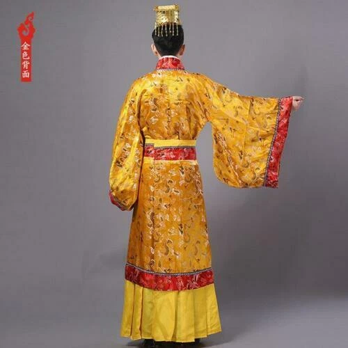 Hombre Chino Han Ropa Emperador Hanfu Príncipe Show Juegos con disfraces Traje Bata Disfraz Nuevo Foto 2 de 4