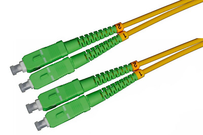 CONBIC  2m SC APC - SC APC Patchkabel Duplex OS2 9/125 3mm Lichtwellenleiter LWL