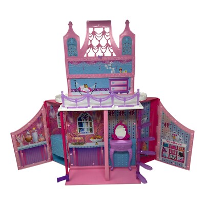 Barbie Mariposa and The Fairy Princess 2012 Playset Castle Fold And Go 