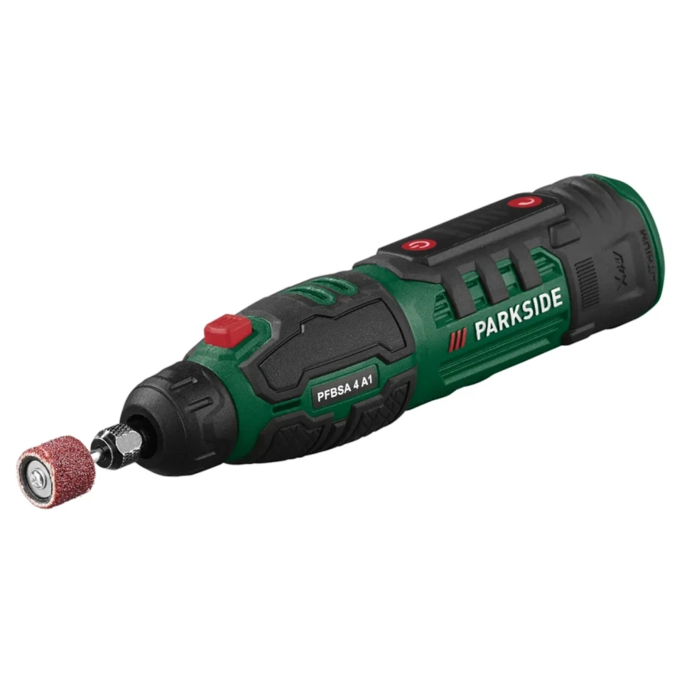 Parkside 4V Cordless Rotary Tool With Accessories & USB-C Charging Cable - Image 2 of 4