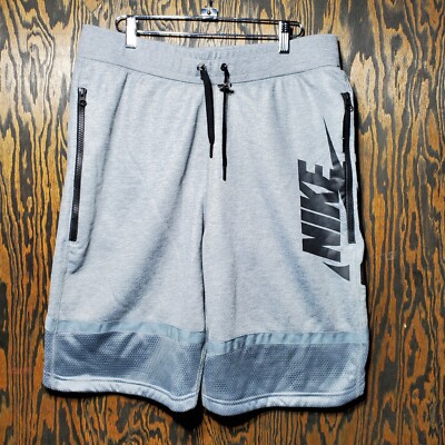 grey nike shorts with zip pockets