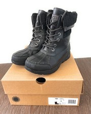 UGG Butte II Waterproof Winter Black Boots Kids Size 2