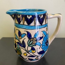 Ceramic Wall Hanging Ornament Jug Crafts Handmade Painting Multi-Color Art