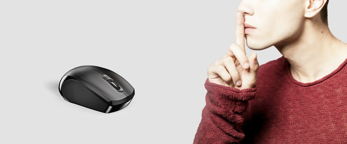 Genius Nx-8006S Silent Wireless Mouse Black 1200 DPI Windows