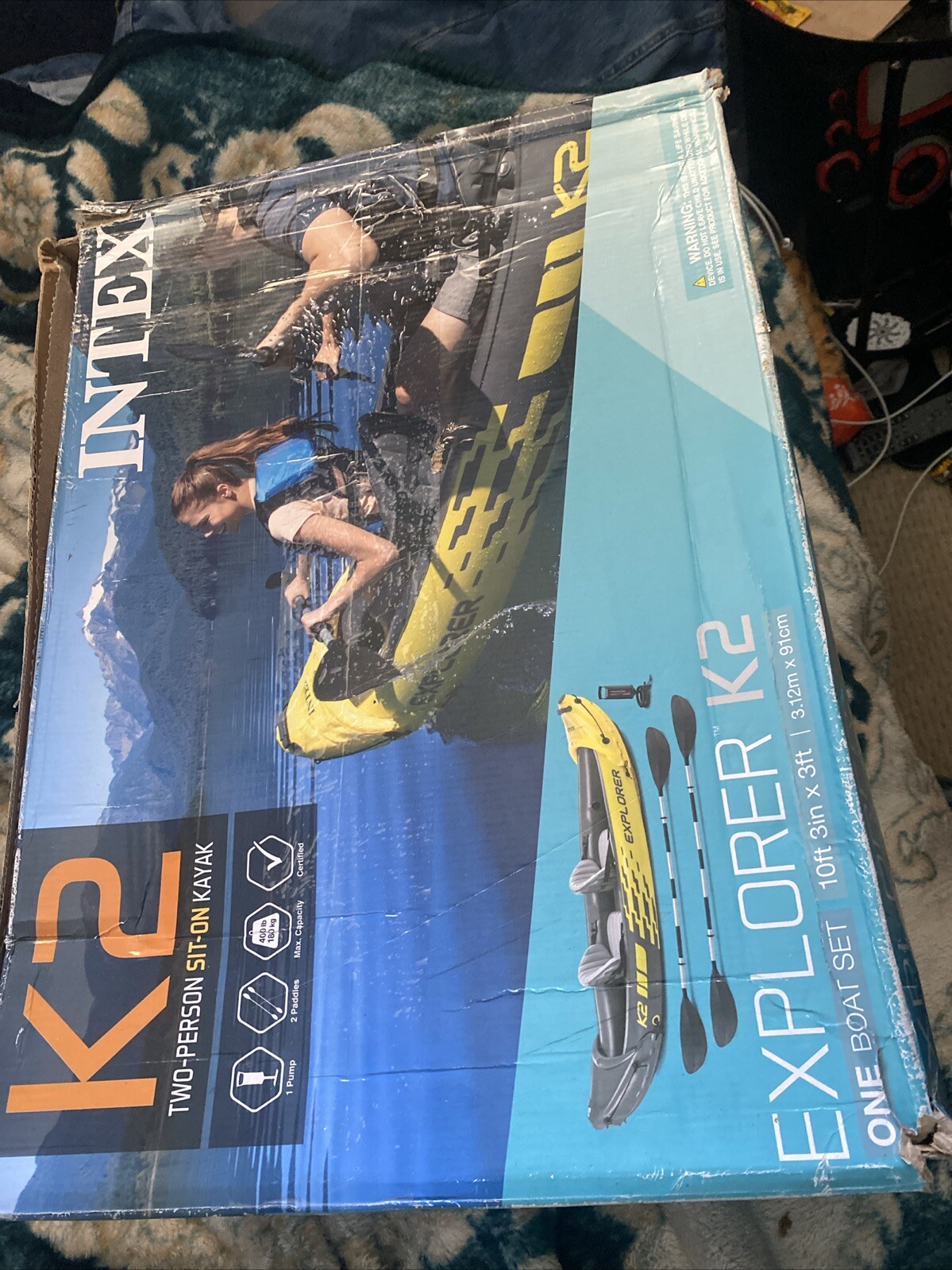 Intex Explorer K2 Kayak 2-person inflatable kayak | eBay