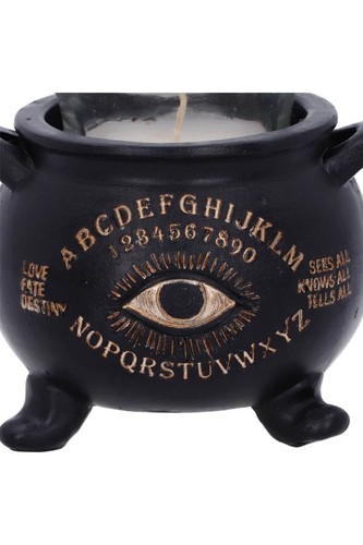 All Seeing Eye Witches Cauldron Holder Tealight Nemesis Now Candle Gothic Wicca - Picture 7 of 7