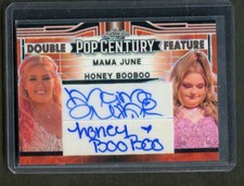 Mama June & Honey Booboo DF-15 signed auto 2023 Leaf Pop Century Double Feature