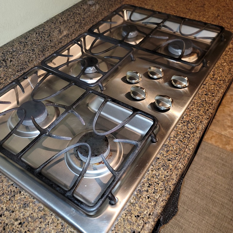 GE Profile 5 Burner Gas Stove Top eBay