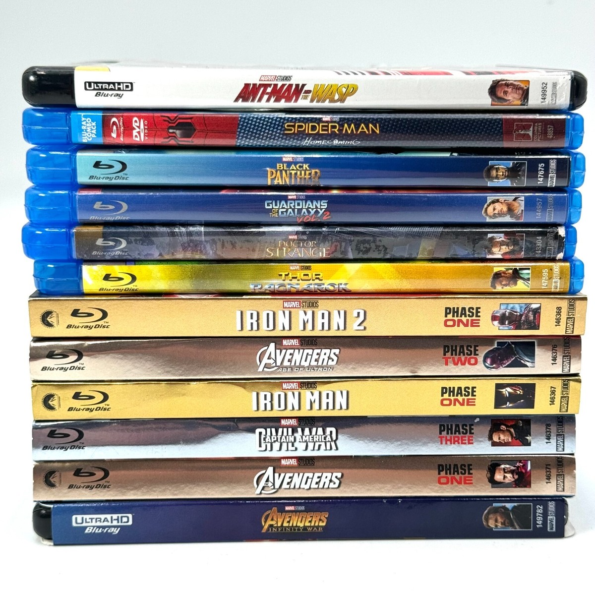 Marvel Universe Movies DVD 10 Film Mixed Collection Avengers