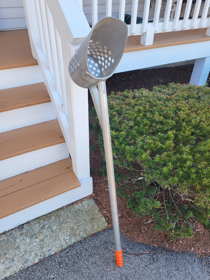 Long Handle SAND SCOOP Metal Detecting Beach Ocean Aluminum Treasure