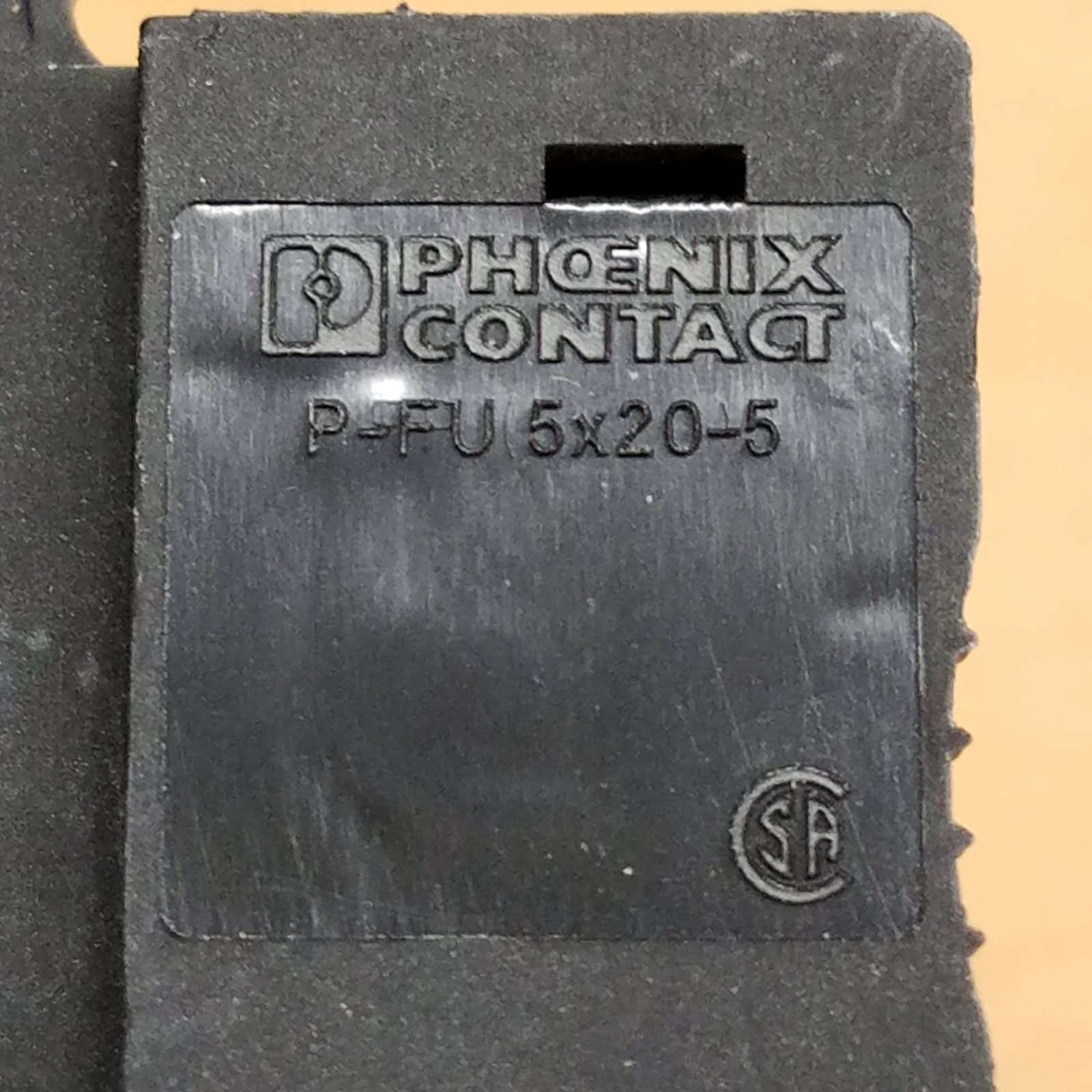 Phoenix Contact UT 2.5-MT-P/P Terminal Block w/P-FU 5X20-5 Fuse Plug ...