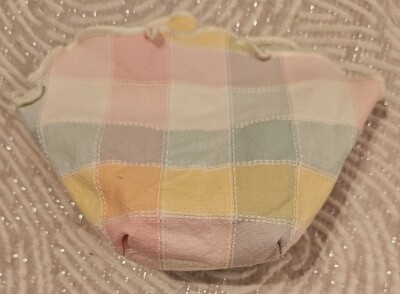 LONGABERGER BASKET LINER 2001 HORIZON OF HOPE SMALL MULTI PLAID *LINER ONLY*