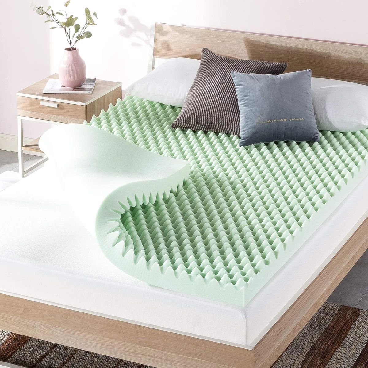 Egg Crate Foam Mattress Pad Topper