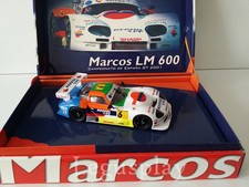 Slot Car SCX Scalextric Fly A28 Marcos LM 600 Campeonato De Espa&ntilde;a GT 2001