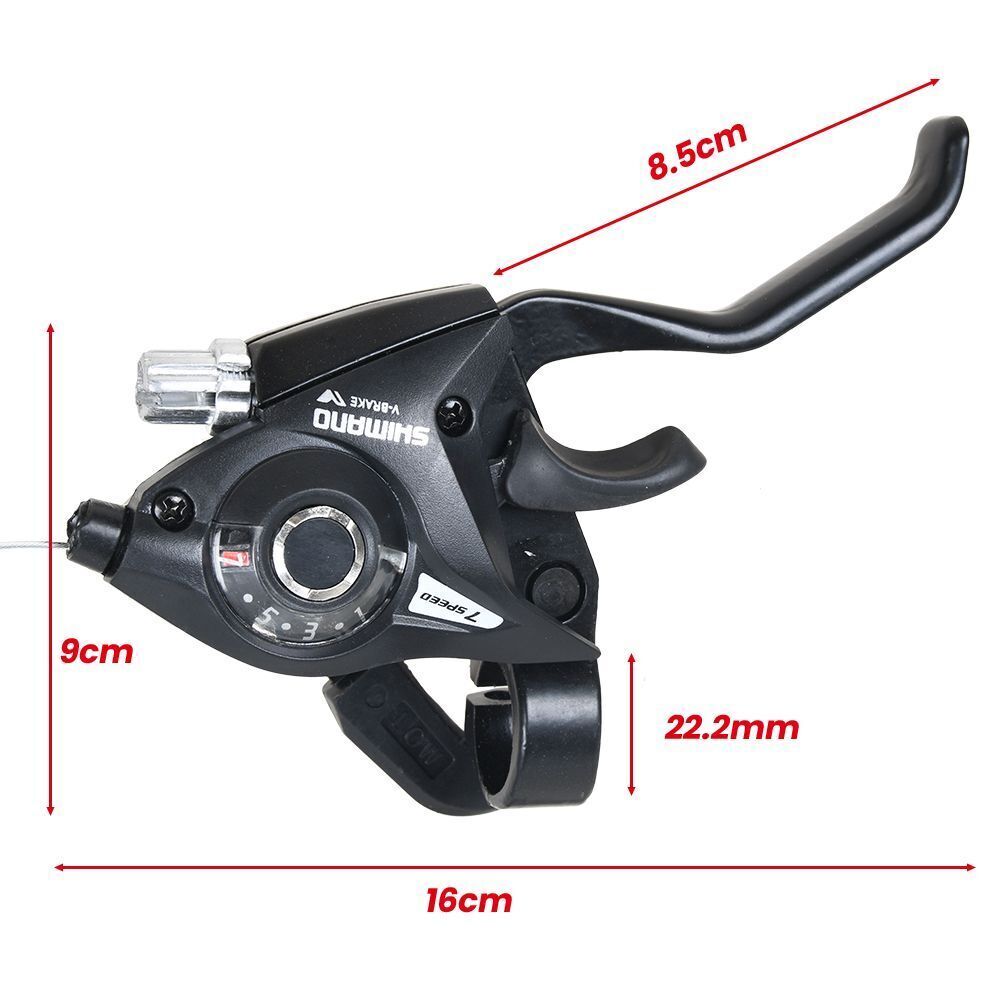 Mountain Bike Gear Shifter 3x7 Bicycle Gear Shifter 7 Speed Gear Lever Brake eBay