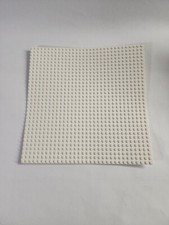 LEGO - Large Baseplate 32 x 32 - 10" Flat Base Plate - White 32x32 Slight Curls