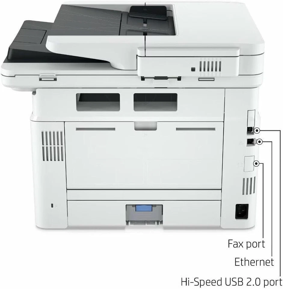 HP LaserJet Pro 4101FDW Wireless Mono Laser Multifunction Printer Copier Scanner - Image 3 of 4