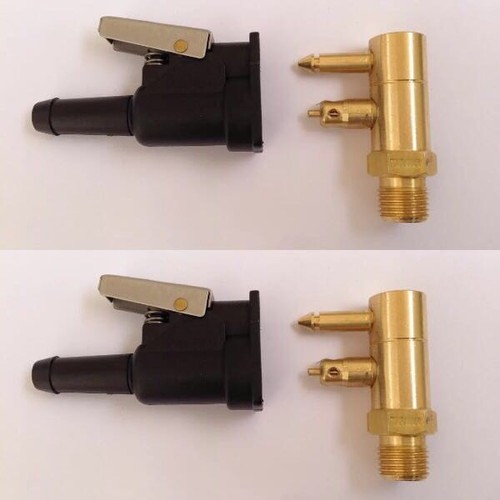 2 X YAMAHA OUTBOARD FUEL LINE TANK CONNECTOR END 5/16 QUICK RELEASE KIT
