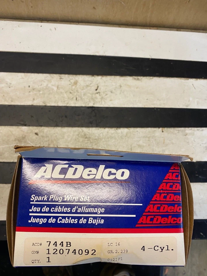 Cables de bujía acdelco nos OEM Pontiac Sunbird 92-94 2.0 1.4L 12074092 744b Foto 2 de 2