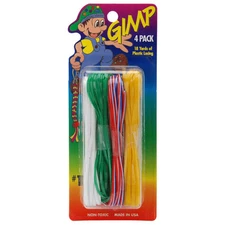 Pepperell GIMP 4 Pack 18 Yards Plastic Lacing Beading Jewelry Crafting Cord Line
