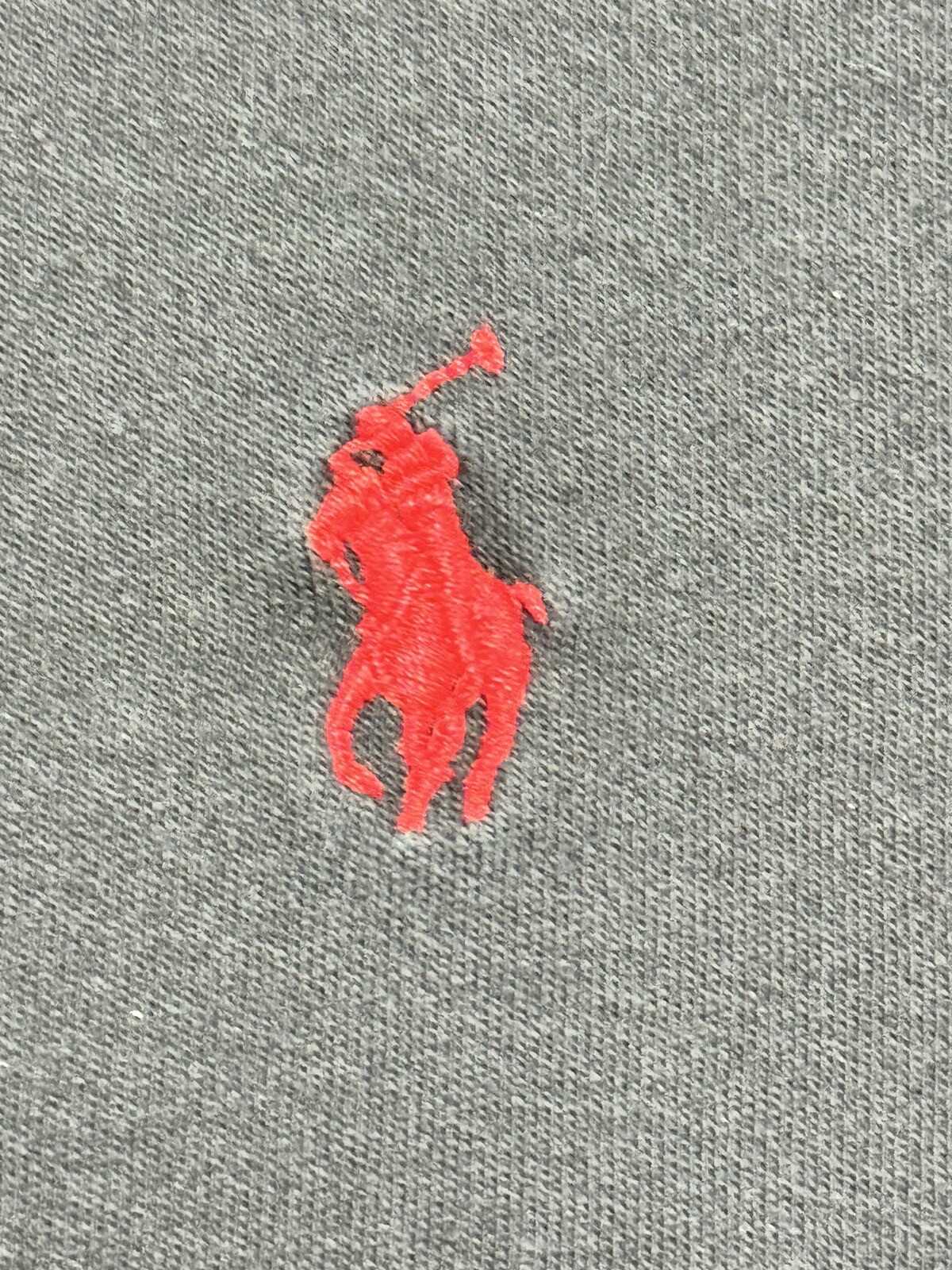 Polo Ralph Lauren da uomo L nera logo pony rosso cotone vestibilità personalizzata