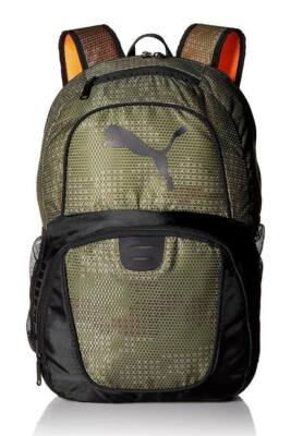NWT PUMA BACKPACK / BOOKBAG / LAPTOP BAG GREEN CAMO PRINT | eBay display picture 1